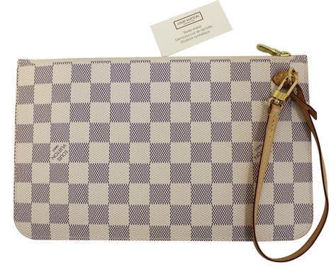 louis vuitton damier azur wristlet|damier azur canvases for women.